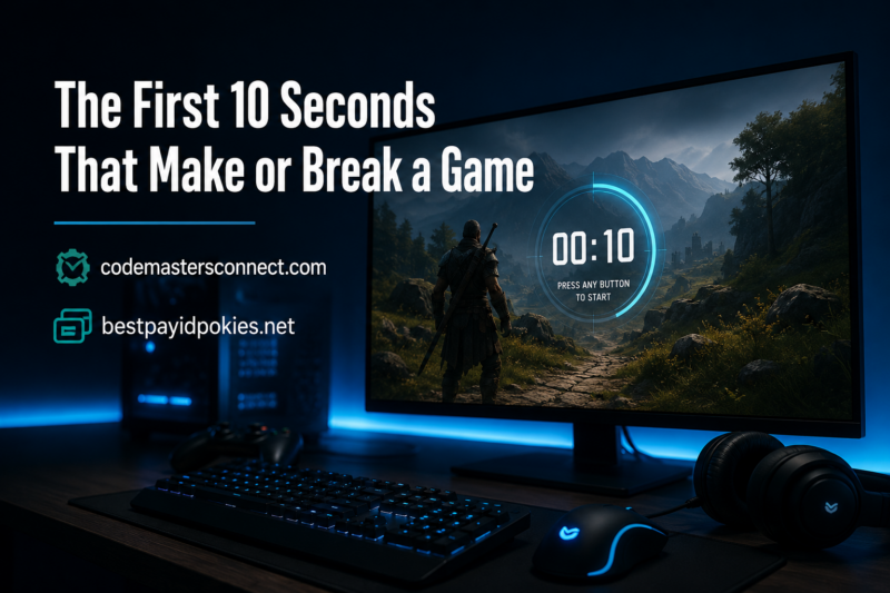 The First 10 Seconds That Make or Break a Game