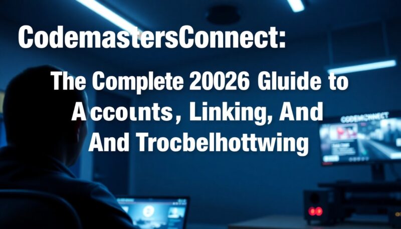 CodemastersConnect: The Complete 2026 Guide To Accounts, Linking, And Troubleshooting